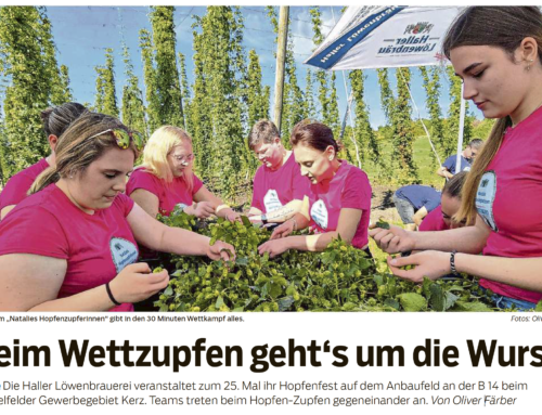 Beim Wettzupfen geht‘s um die Wurst